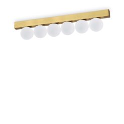 IDEAL LUX Φωτιστικό Οροφής PING PONG LED 18W 3000K Χρυσού Χρώματος – 328263