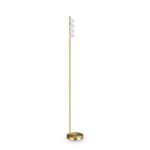 IDEAL LUX Φωτιστικό Δαπέδου PING PONG LED 12W 3000K Χρυσού Χρώματος – 328324