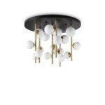 IDEAL LUX Φωτιστικό Οροφής PERLAGE 18xG9 Λευκού Χρώματος – 328393