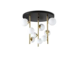 IDEAL LUX Φωτιστικό Οροφής PERLAGE 11xG9 Λευκού Χρώματος – 328423