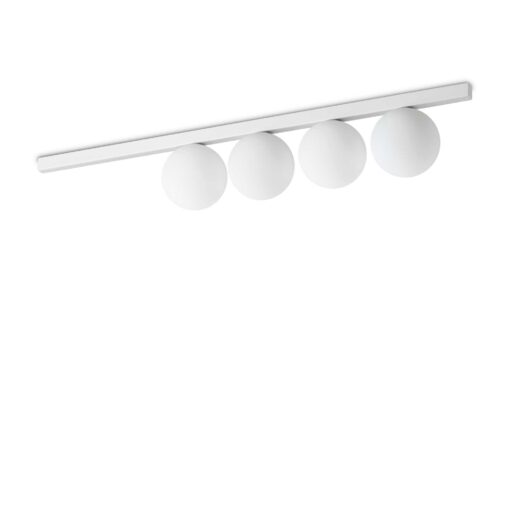 IDEAL LUX Φωτιστικό Οροφής BINOMIO 4XG9 Λευκού Χρώματος – 328454