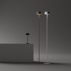 IDEAL LUX Φωτιστικό Δαπέδου PURE LED 1.5W 3000K IP54 Μαύρου Χρώματος – 328515