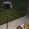 IDEAL LUX Φωτιστικό Δαπέδου PURE LED 1.5W 3000K IP54 Μαύρου Χρώματος – 328515