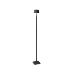 IDEAL LUX Φωτιστικό Δαπέδου PURE LED 1.5W 3000K IP54 Μαύρου Χρώματος – 328515