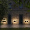 IDEAL LUX Επιτοίχιο Φωτιστικό PUNTO LED 16W 3000K IP54 Μαύρου Χρώματος – 328577