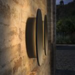 IDEAL LUX Επιτοίχιο Φωτιστικό PUNTO LED 16W 3000K IP54 Μαύρου Χρώματος – 328577
