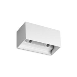 IDEAL LUX Επιτοίχιο Φωτιστικό ATOM LED 25W 3000K IP54 Λευκού Χρώματος – 328652