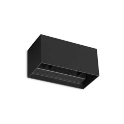 IDEAL LUX Επιτοίχιο Φωτιστικό ATOM LED 25W 3000K Μαύρου Χρώματος – 328676
