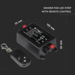 LED Dimmer για LED ταινία Με Χειριστήριο 96W/192W V-TAC – 3300