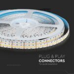 LED Ταινία 18W V-TAC PRO Samsung Chip Dimmable 24V 1500lm/m CRI >95 Θερμό Λευκό 3000Κ 10 Μέτρα – 331