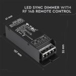 LED Dimmer για LED ταινία Με Χειριστήριο 144W/288W V-TAC – 3337