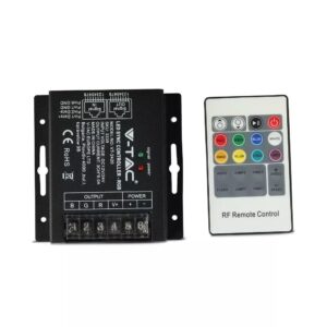 LED Controller με Τηλεχειριστήριο RF για Ταινίες RGB 288W/576W V-TAC – 3339