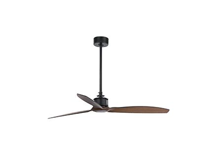 JUST FAN BLACK/WOOD CEILING FAN WITH DC MOTOR     FARO – 33395