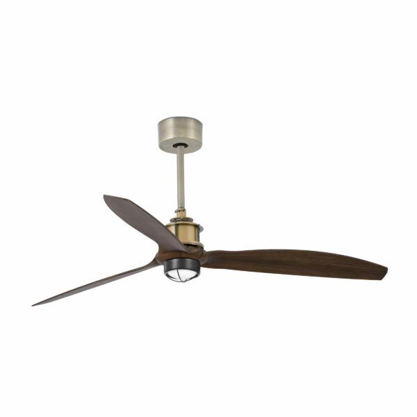 JUST FAN Ø1280 MM OLD GOLD 3 BLADES 17W 3000K FARO – 33398-10