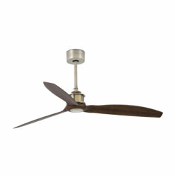 Faro Barcelona Ανεμιστήρας Οροφής Just Fan Χρυσό Ξύλο – 33398