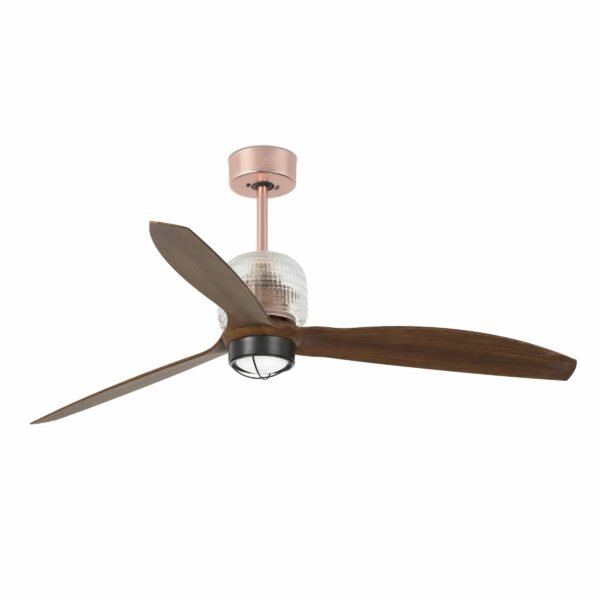 DECO FAN LED Copper/wood ceiling FAN LED with DC motor  FARO – 33399D-10