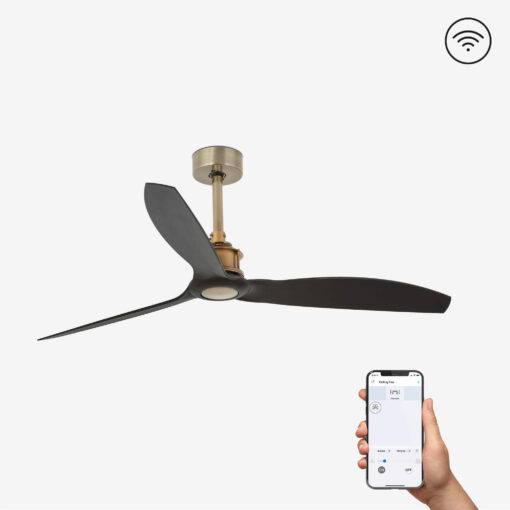 Faro Barcelona JUST FAN Ανεμιστήρας Οροφής Smart Μαύρου Χρώματος – 33417WP