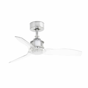 JUST FAN XS Ø810mm CHROME TRANSPARENT BLADES      FARO – 33426