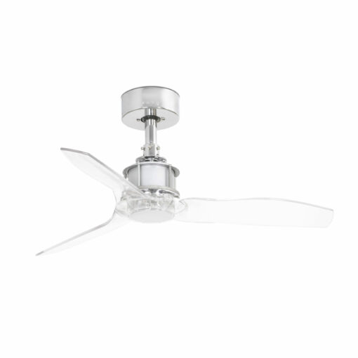 JUST FAN XS Ø810mm CHROME TRANSPARENT BLADES      FARO – 33426