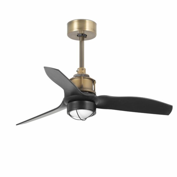 JUSTFAN XSØ810MM OLD GOLD BLACK BLADES 17W 3000K  FARO – 33429-10