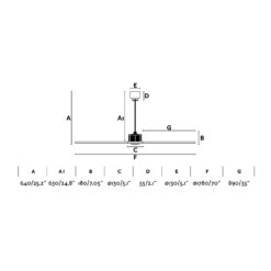 JUST FAN XL Ø1780mm BLACK & BLACK BLADES          FARO – 33432