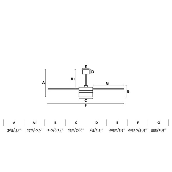 ICE Ø132 CMS WHITE 3 BLADES BLUETOOTH             FARO – 33460