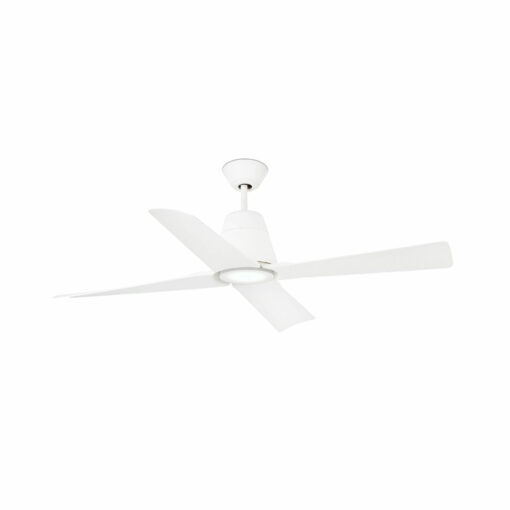 Faro Barcelona TYPHOON Ανεμιστήρας Οροφής LED 19W 3000K IP44 Λευκού Χρώματος – 33480-14