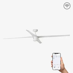 Faro Barcelona Gotland Smart Wi-Fi Ανεμιστήρας Οροφής με Τηλεχειριστήριο Λευκός – 33494WP