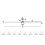 Faro Barcelona Attos Ø2130mm Ανεμιστήρας Οροφής Λευκός με Φως και Τηλεχειριστήριο – 33494