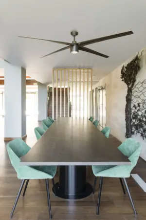 Faro Barcelona Attos Ø2130mm Ανεμιστήρας Οροφής Καφέ με Φως και Τηλεχειριστήριο – 33495