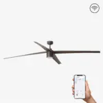 Faro Barcelona Gotland Smart Wi-Fi Ανεμιστήρας Οροφής με Φως και Τηλεχειριστήριο Καφε – 33495WP