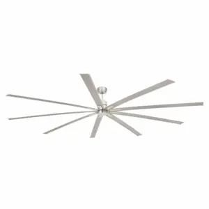 Faro Barcelona Manhattan Ø2440mm Ανεμιστήρας Οροφής Νίκελ Ματ με Τηλεχειριστήριο – 33496