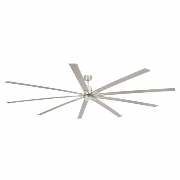 Faro Barcelona Manhattan Ø2440mm Ανεμιστήρας Οροφής Νίκελ Ματ με Τηλεχειριστήριο – 33496