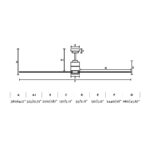Faro Barcelona Manhattan Ø2440mm Ανεμιστήρας Οροφής Νίκελ Ματ με Τηλεχειριστήριο – 33496