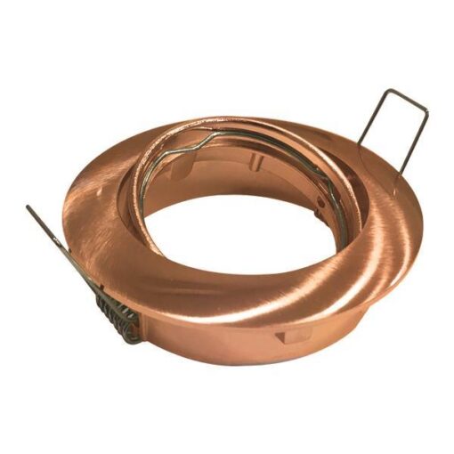 ΣΠΟΤ ΧΩΝΕΥΤΟ ΚΙΝΗΤΟ ΑΛΟΥΜΙΝΙΟΥ GU10 ΑΝΤΙΚΕ ΧΑΛΚΟΥ EUROLAMP 147-55627