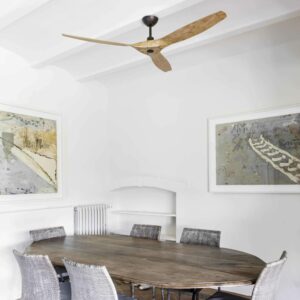 Faro Barcelona Morea Smart Wi-Fi Ανεμιστήρας Οροφής με Τηλεχειριστήριο Καφέ  – 33446WP