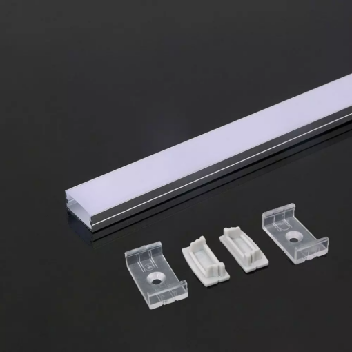Προφίλ αλουμινίου για ταινίες LED 2000 x 23.5 x 10mm V-TAC – 3352