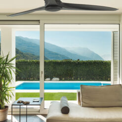 ΑΝΕΜΙΣΤΗΡΑΣ ΟΡΟΦΗΣ ΚΑΦΕ TONIC Ø152CM DC BROWN 3 BLADES LED 15W 3000K W/R SMART FARO – 33552WP