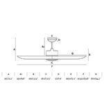 ΑΝΕΜΙΣΤΗΡΑΣ ΟΡΟΦΗΣ ΚΑΦΕ TONIC Ø152CM DC BROWN 3 BLADES LED 15W 3000K W/R SMART FARO – 33552WP