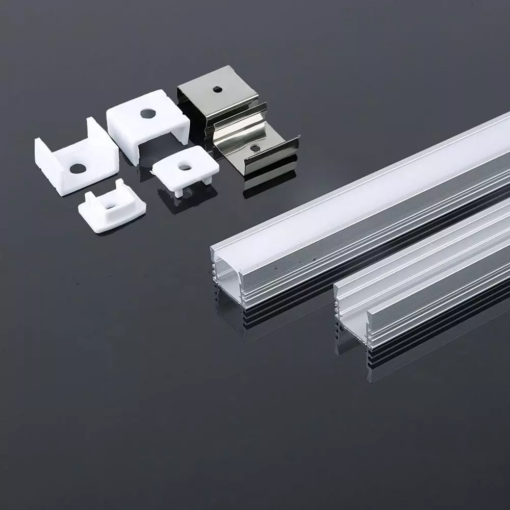 Προφίλ αλουμινίου για ταινίες LED 2000 x 17.4 x 12.1mm V-TAC – 3358