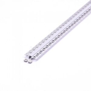 Προφίλ Αλουμινίου για Γυψοσανίδα με Γαλακτερό Καπάκι 2m V-TAC για ταινία LED – 3360