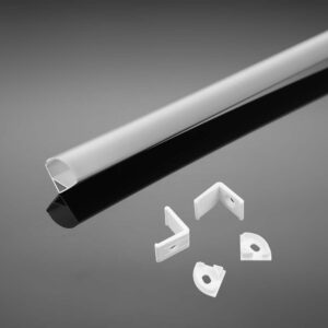 Προφίλ αλουμινίου για ταινίες LED γωνιακό 2000 x 15.8 x 15.8mm λευκό σώμα V-TAC – 3369