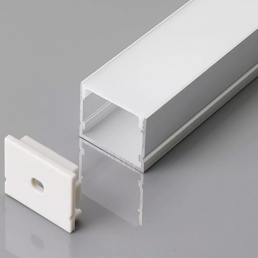 Προφίλ αλουμινίου για ταινίες LED 2000 x 30 x 20mm MILKY V-TAC – 3371