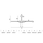 YAKARTA BROWN CEILING FAN                         FARO – 33713