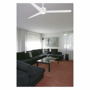 NU LED WHITE CEILING FAN W/DC MOTOR               FARO – 33722