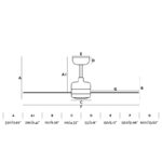 NU LED WHITE CEILING FAN W/DC MOTOR               FARO – 33722