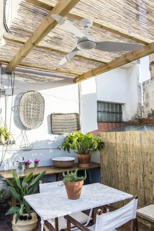 Faro Barcelona Ανεμιστήρας Οροφής Sioux Λευκός με  Τηλεχειριστήριο – 33770
