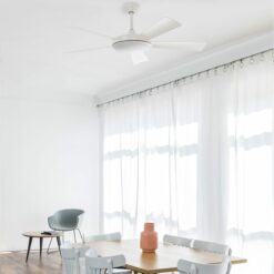 Faro Barcelona Saona Smart Wi-Fi Ανεμιστήρας Οροφής με Φως και Τηλεχειριστήριο Λευκός – 33803WP