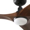 Faro Barcelona HEYWOOD S Ø900mm BLACK 3B DARK WOOD LED 10W CCT – 33806-1TWFR