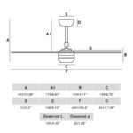 Faro Barcelona Ανεμιστήρας Οροφής MINI PUNT S Ø900mm Μαύρος με  LED CCT Φωτισμό- 33822WP-1TWFR